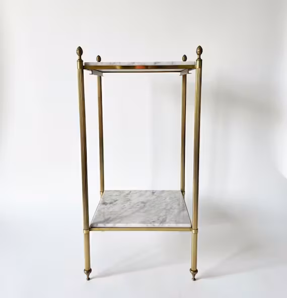 Vintage Guéridon Maison Bagues - Mid-Century Modern Side Table 1960s