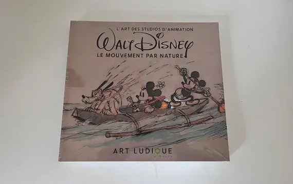 Walt Disney Art Book • Coffee Table Edition • “Le Mouvement par Nature” • Art Ludique Exhibition Catalog • Animation Sketches • Sealed